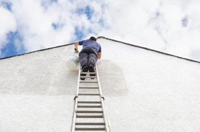 Peinture extérieure à Crans — façades et ravalement